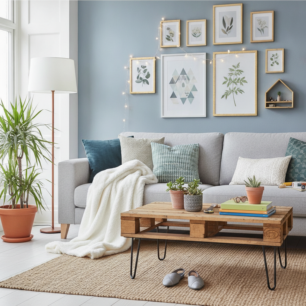 おしゃれな部屋に模様替え：低予算で実現する賢いインテリアDIY術